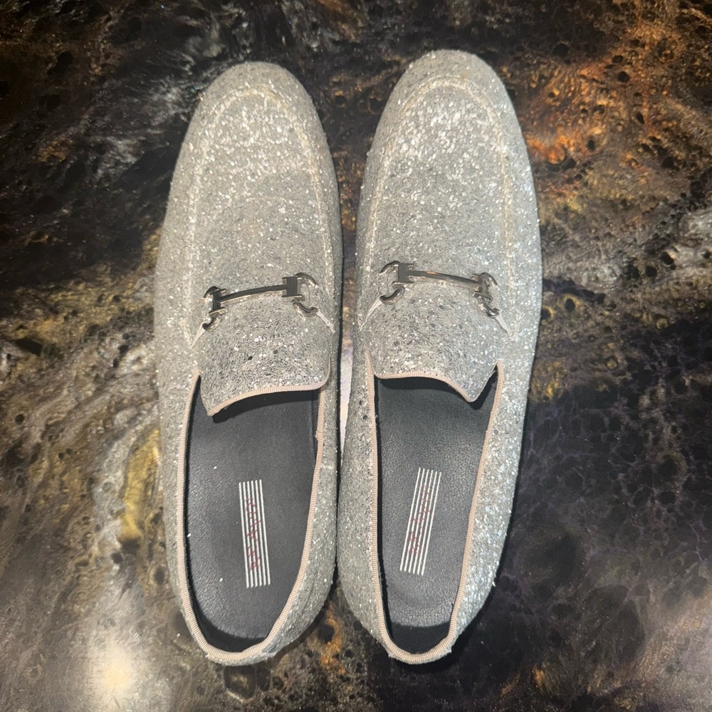 Silver Jeans Sparkling Gray Loafers